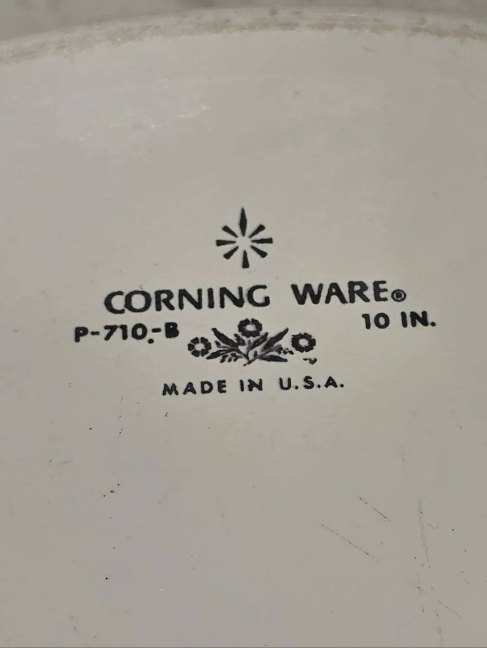 Vintage Corning Ware Avocado Green 10” Buffet Server P-710-B Casserole Lid